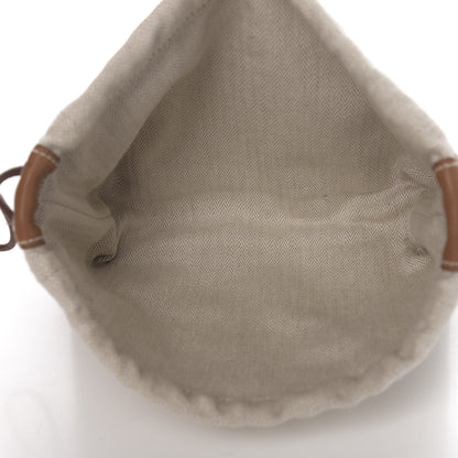 Hermes Canvas Barenia Fourbi 20 PM Pouch Naturel Fauve 4 of 11