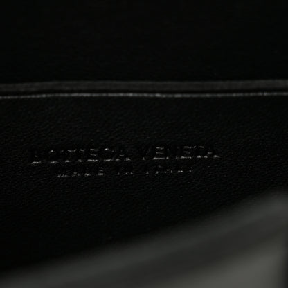 Bottega Veneta Lambskin Maxi Intreccio Candy Cassette Crossbody Bag Black 6 of 9