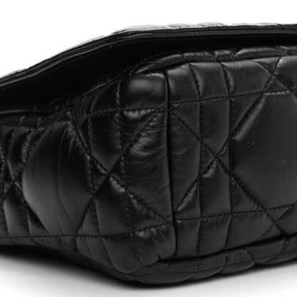 Christian Dior Calfskin Macrocannage Large Caro Bag Black 16 of 19