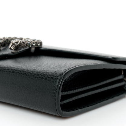 Gucci Calfskin Mini Dionysus Chain Wallet Black 10 of 10