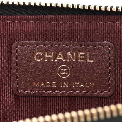 Chanel Caviar Quilted CC Zip Around Card Holder Black 6 of 10