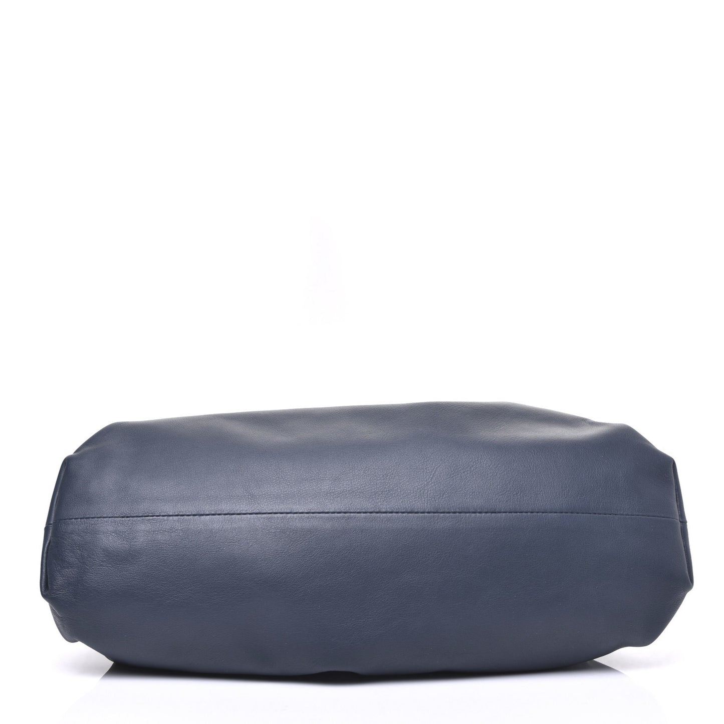 Smooth Butter Calf The Pouch Oversized Clutch Deep Blue