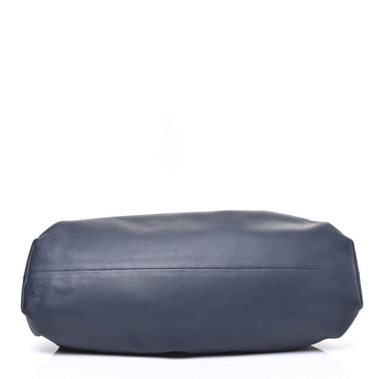 Bottega Veneta Smooth Butter Calf The Pouch Oversized Clutch Deep Blue 11 of 11
