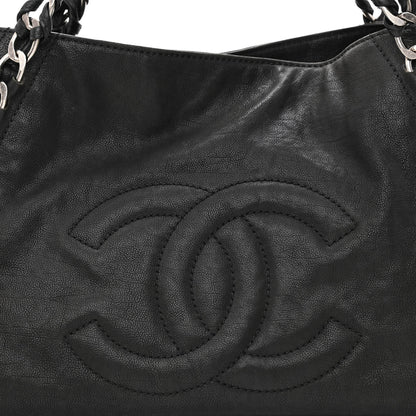 Chanel Calfskin East West Modern Chain Tote Black 8 of 11