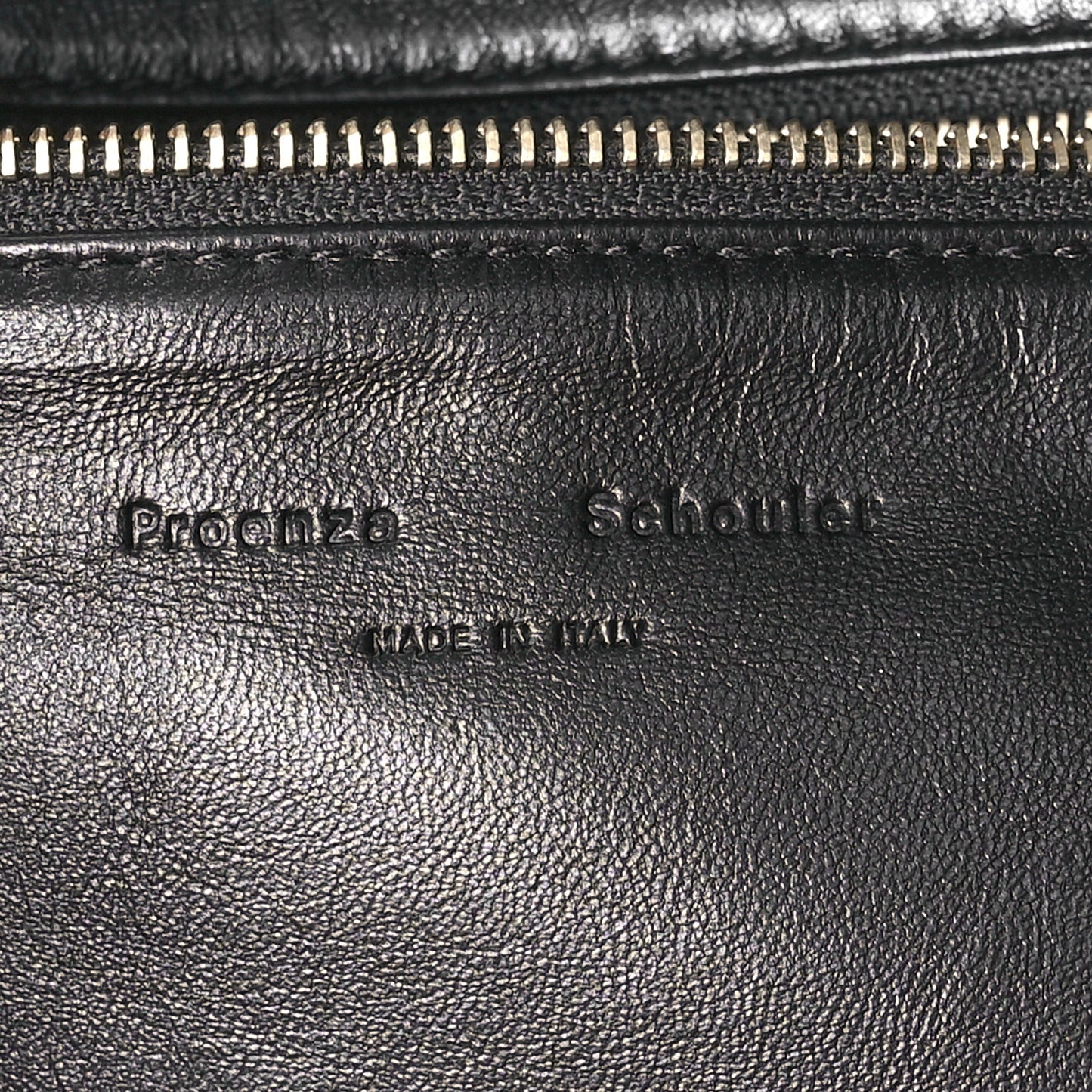 Calfskin Large Drawstring Shoulder Bag Black