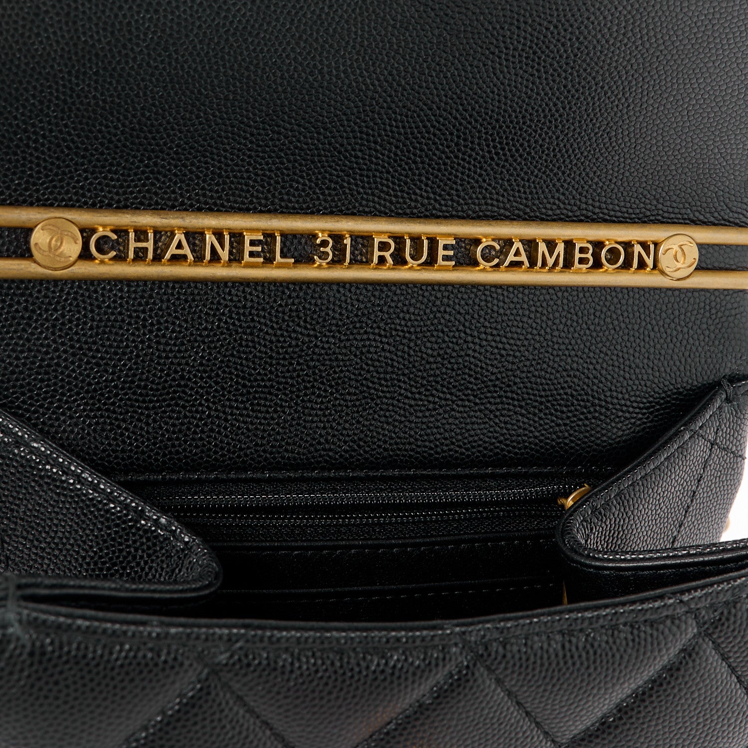 Chanel Caviar Quilted 31 Rue Cambon Mini Top Handle Flap Black 7 of 13