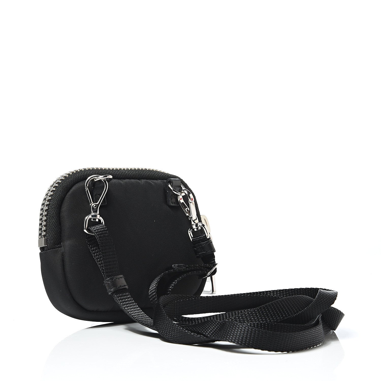Prada Trick Tessuto Nylon Cargo Pouch Black 2 of 9