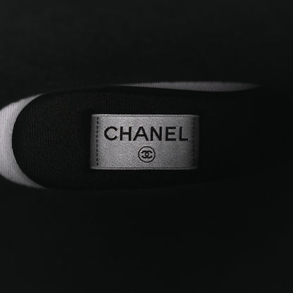 Chanel Caoutchouk CC High Boots 41 Dark Burgundy Black 9 of 14