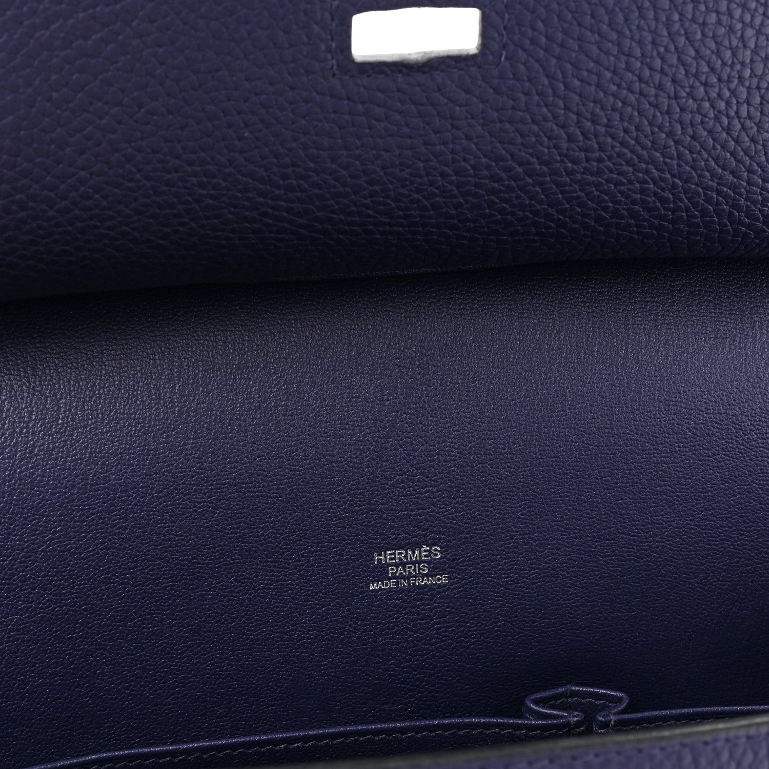 Hermes Taurillon Clemence Jypsiere 31 Bleu Encre 11 of 13