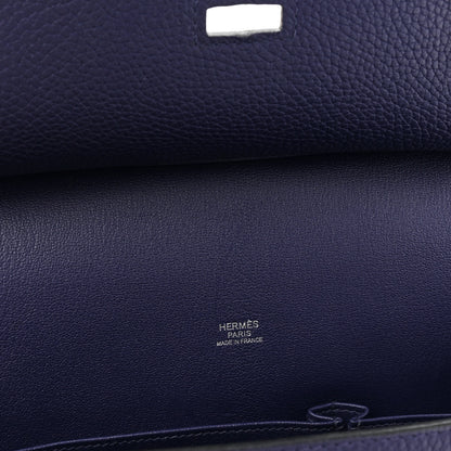 Hermes Taurillon Clemence Jypsiere 31 Bleu Encre 11 of 13