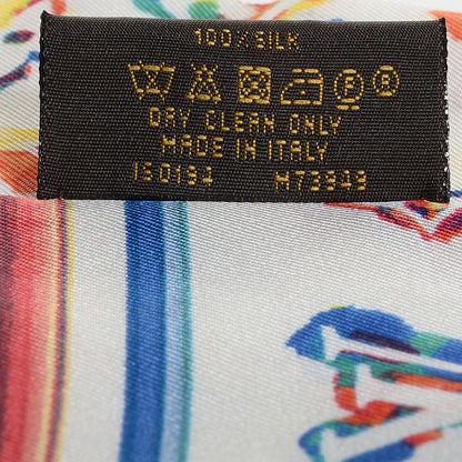 Louis Vuitton Silk Monogram Rainbow Bandeau White 5 of 5