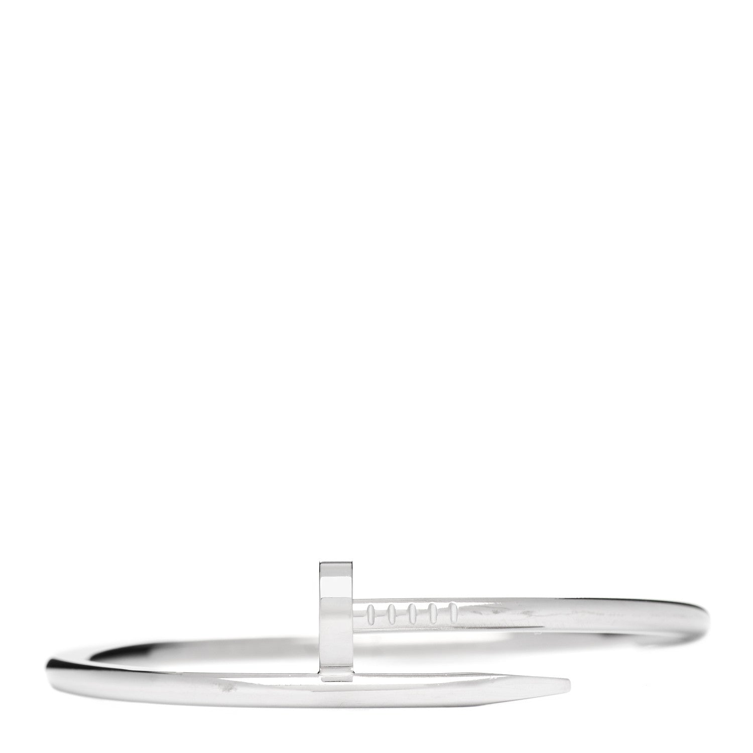 Cartier 18K White Gold Juste Un Clou Bracelet 17 1 of 3