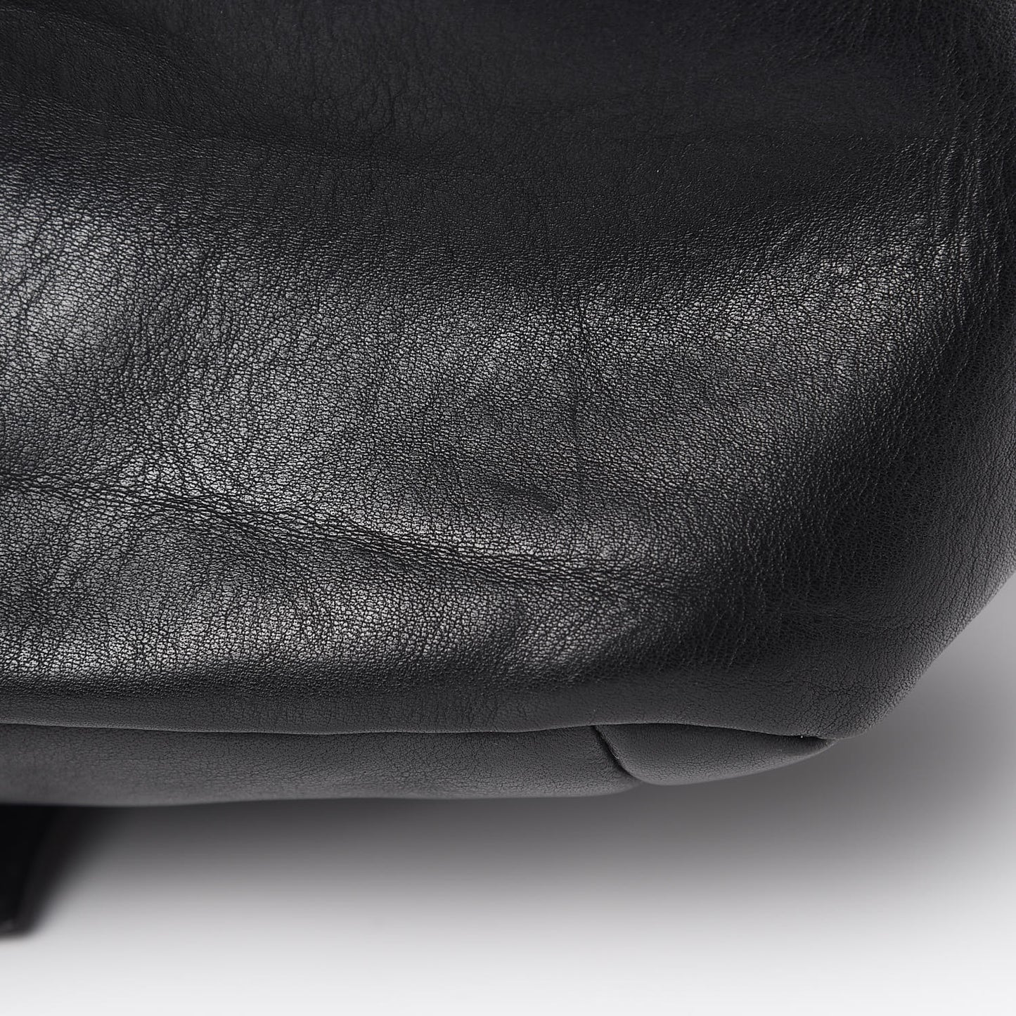Calfskin Gabby Bucket Bag Black