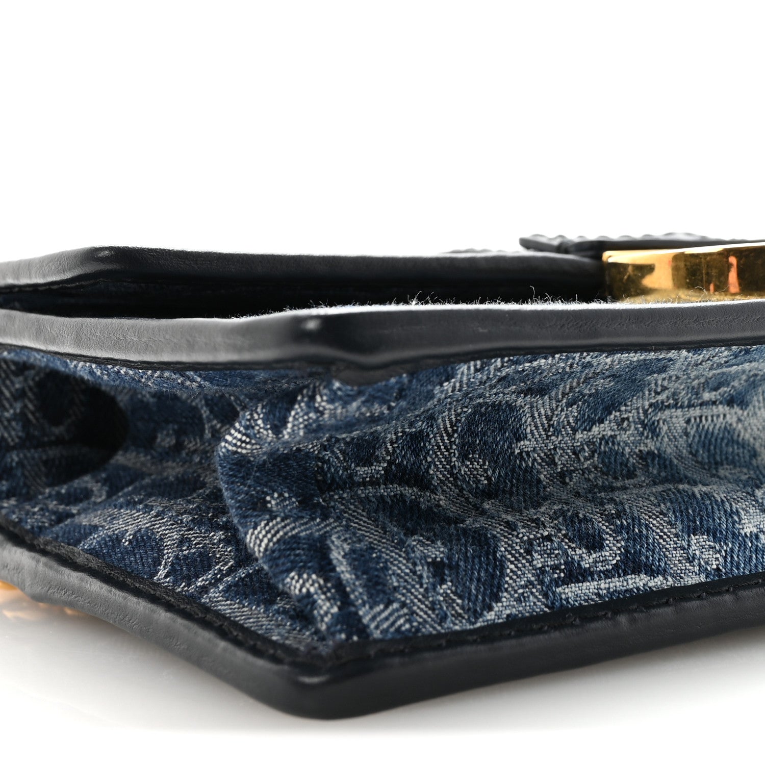 Christian Dior Denim Oblique 30 Montaigne East West Chain Flap Bag 8 of 10