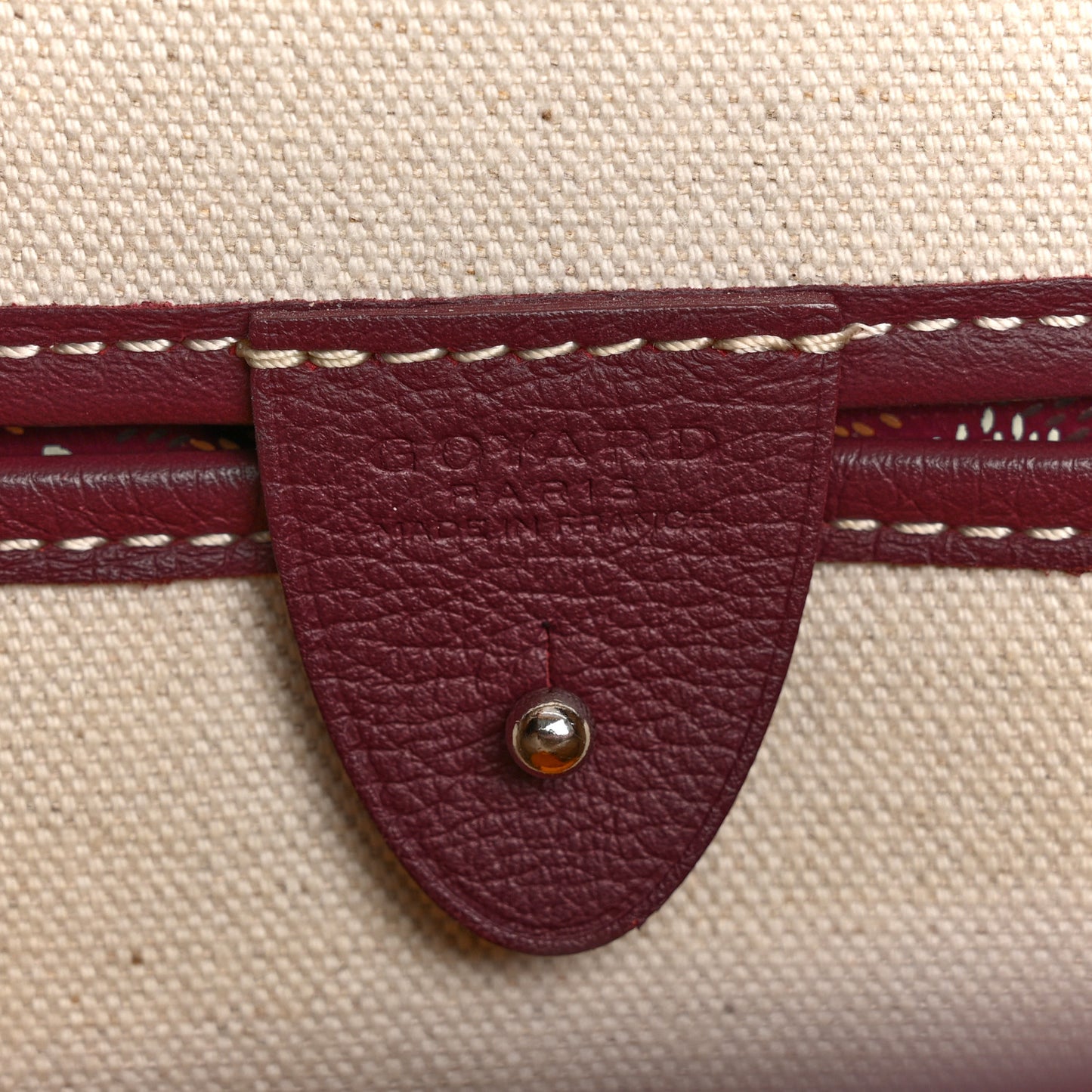 Goyardine Artois MM Burgundy