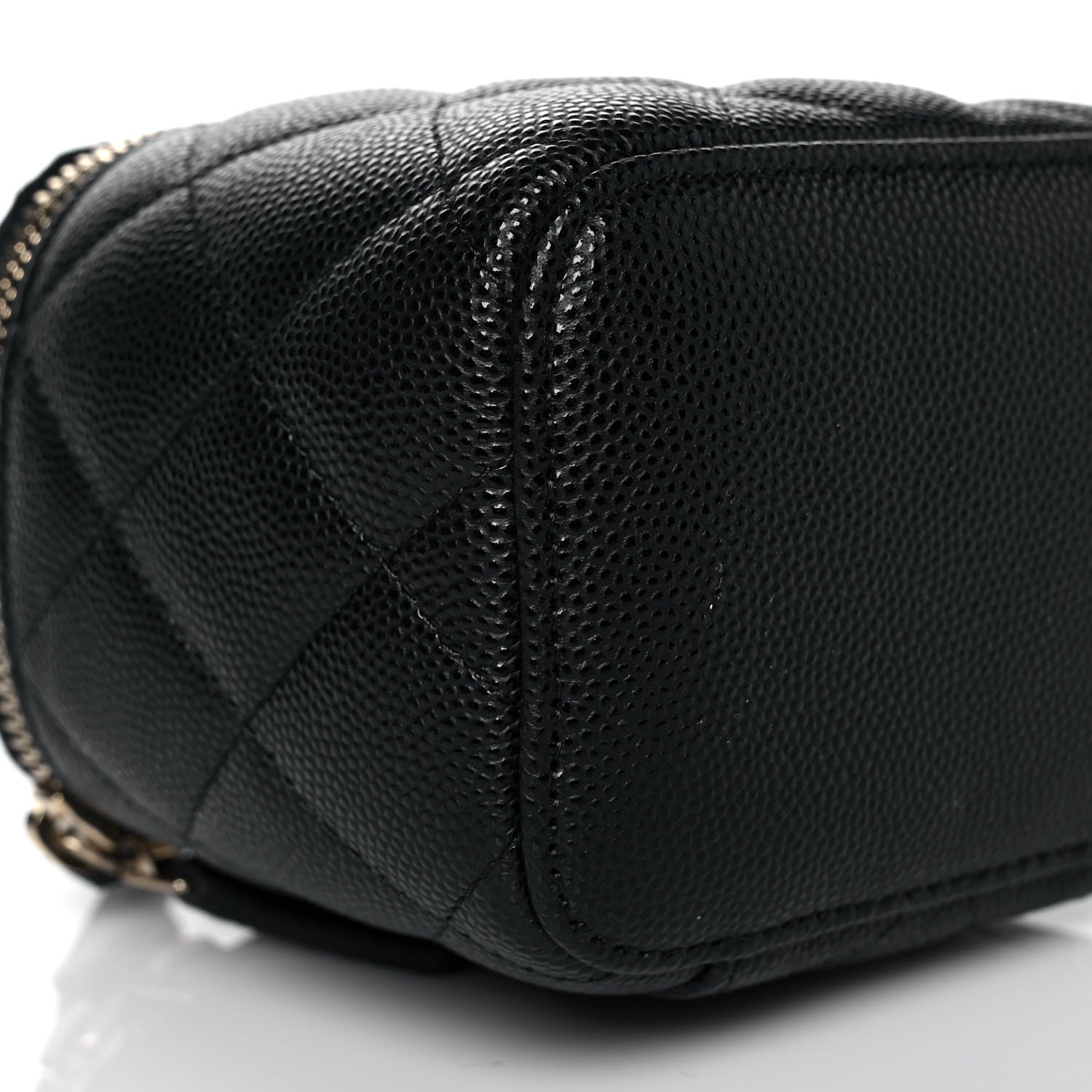 Chanel Caviar Quilted Mini Vanity Case With Chain Black 8 of 10