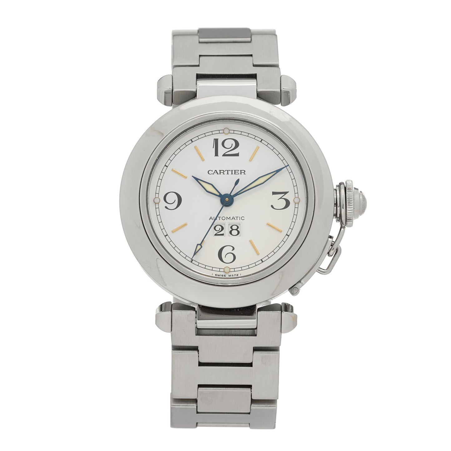 Stainless Steel 35mm Pasha C Big Date Automatic Watch