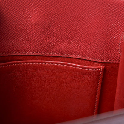 Hermes Courchevel Kelly Sport PM Rouge Vif 8 of 11