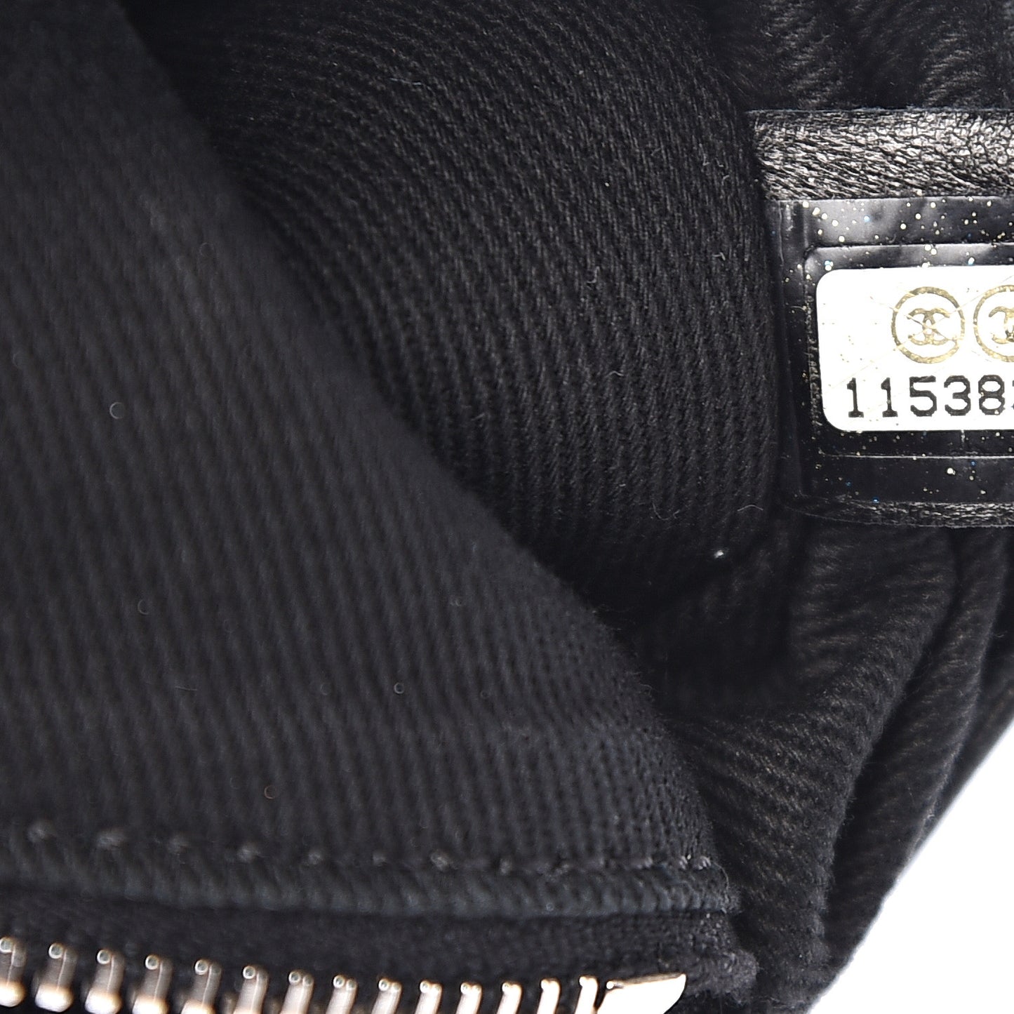 Lambskin Quilted 2.55 Reissue Pouch Black