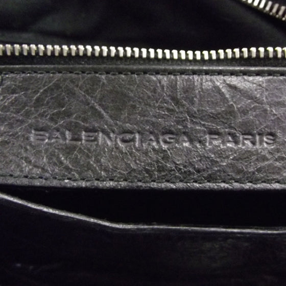 Balenciaga Agneau Town Tote GSH Black 8 of 14