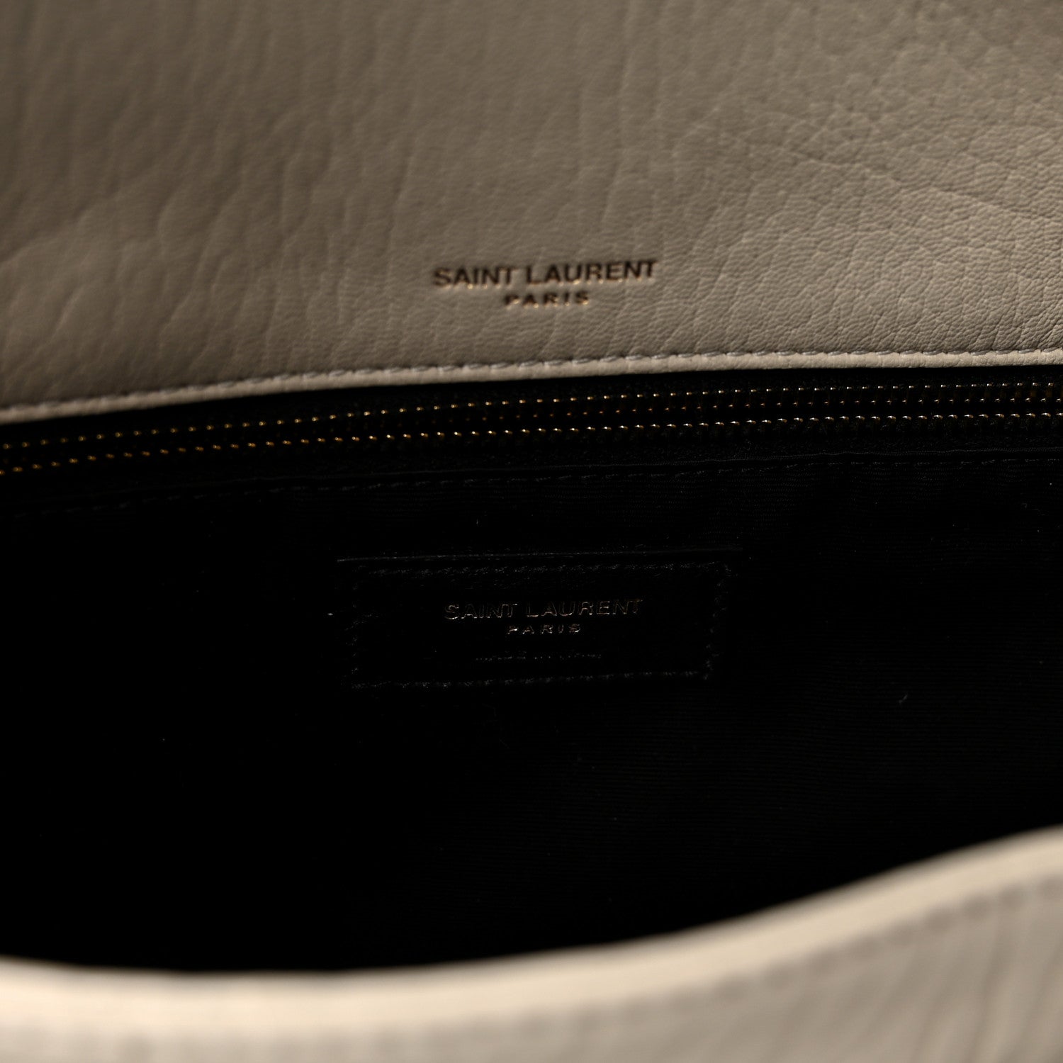 Saint Laurent Grained Lambskin Monogram Medium Niki Chain Satchel Crema Soft 6 of 10