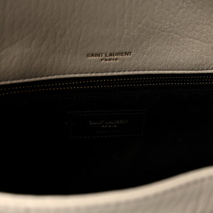 Saint Laurent Grained Lambskin Monogram Medium Niki Chain Satchel Crema Soft 6 of 10