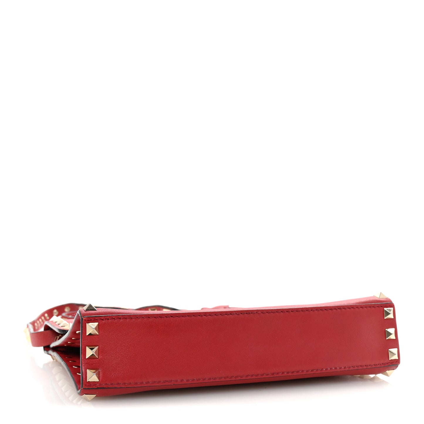 Vitello Medium Rockstud Flip Lock Crossbody Bag Rosso Valentino
