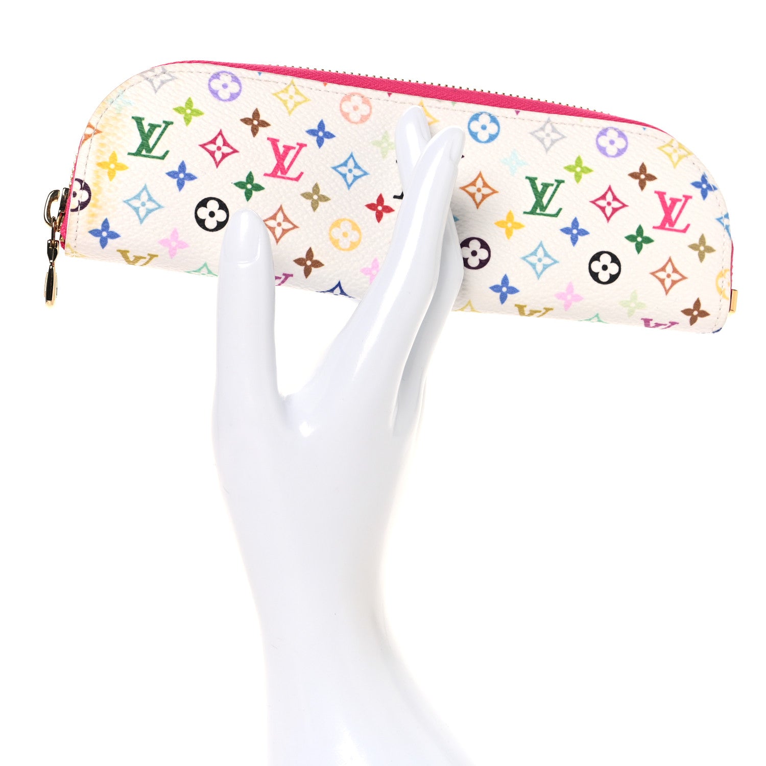 Louis Vuitton LV X TM Monogram Multicolor Charlotte Pencil Pouch Fuchsia 2 of 8