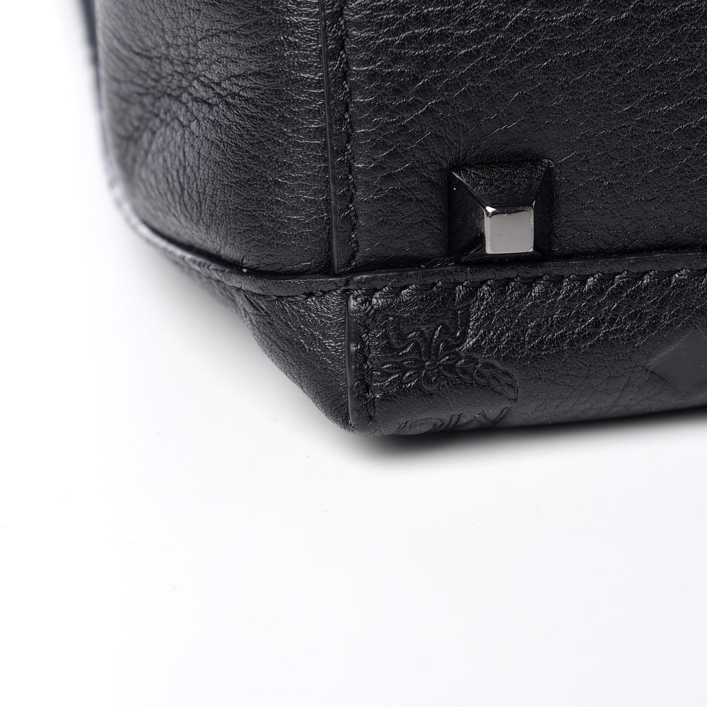 Calfskin Ottomar Monogram Sarah Convertible Hobo Black