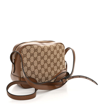 Gucci Monogram Mini Bree Messenger Bag Beige Tabacco 3 of 10