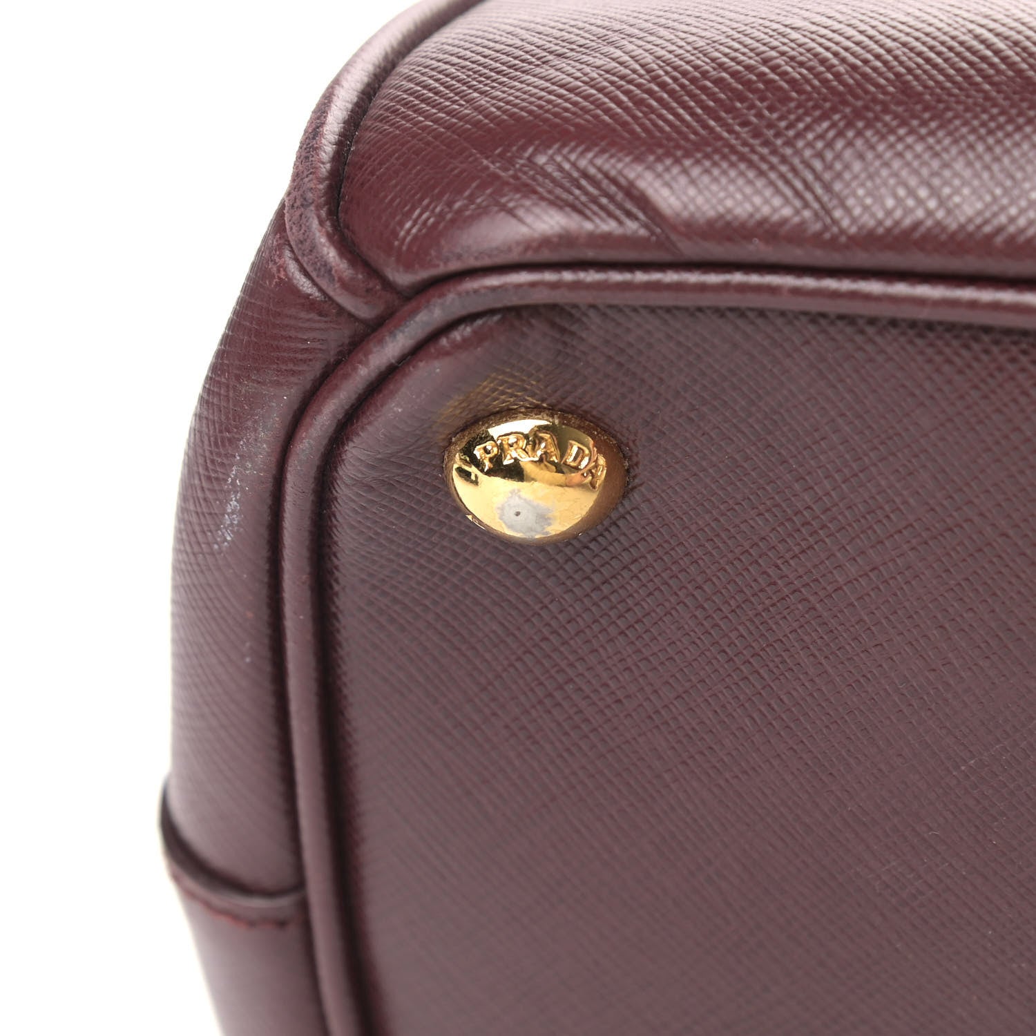 Prada Saffiano Medium Galleria Double Zip Tote Granato 19 of 19