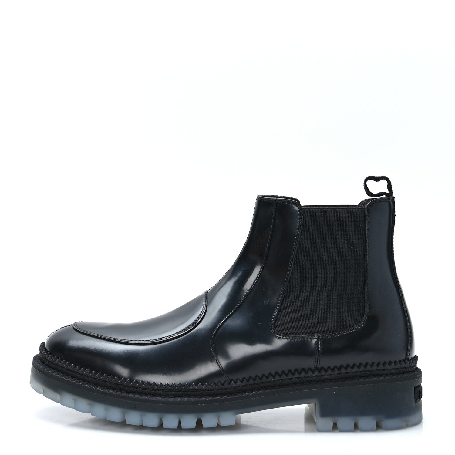 Jimmy Choo Box Calfskin Mens Boaz Chelsea Boots 44.5 Black 1 of 8