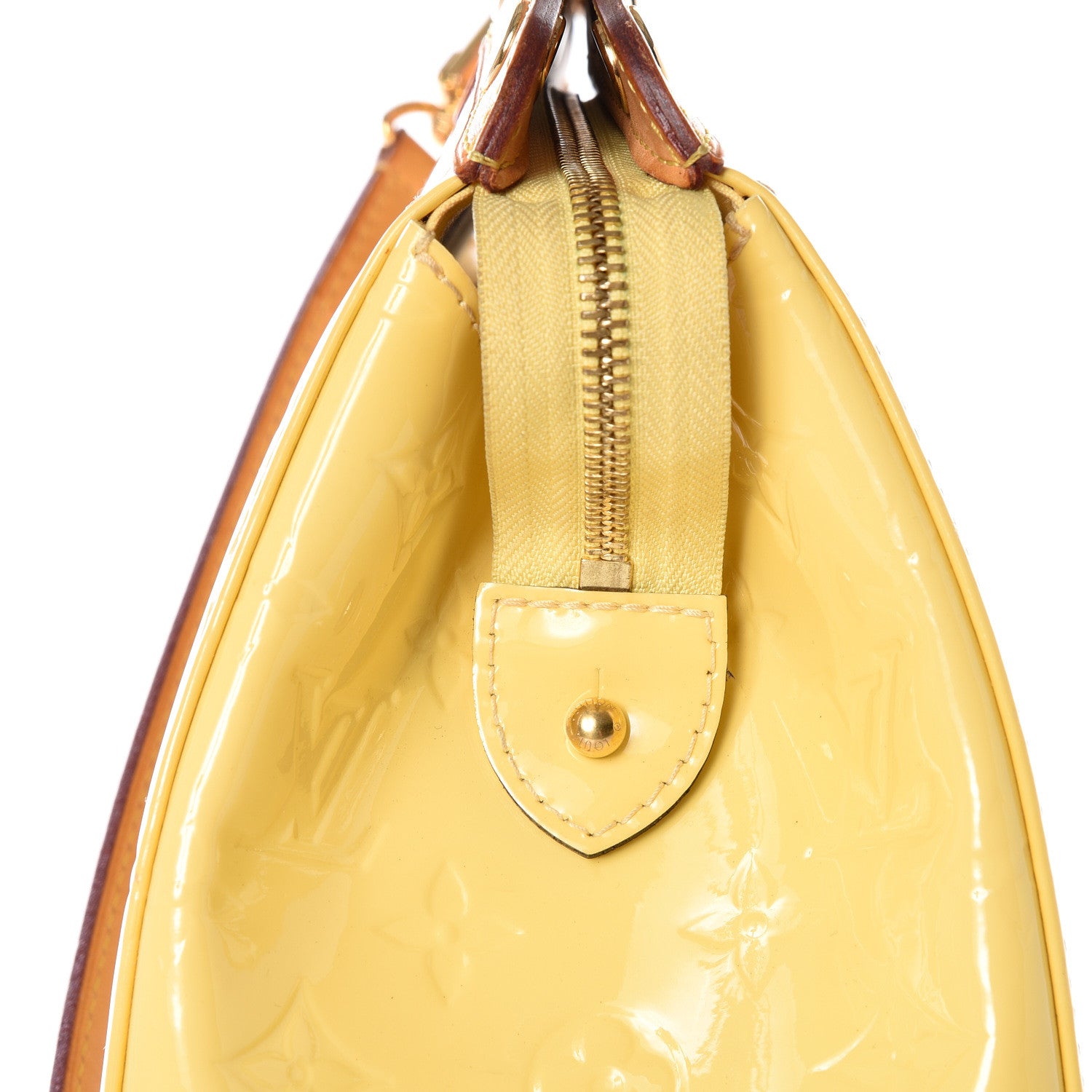 Louis Vuitton Vernis Brea MM Citrine 10 of 12