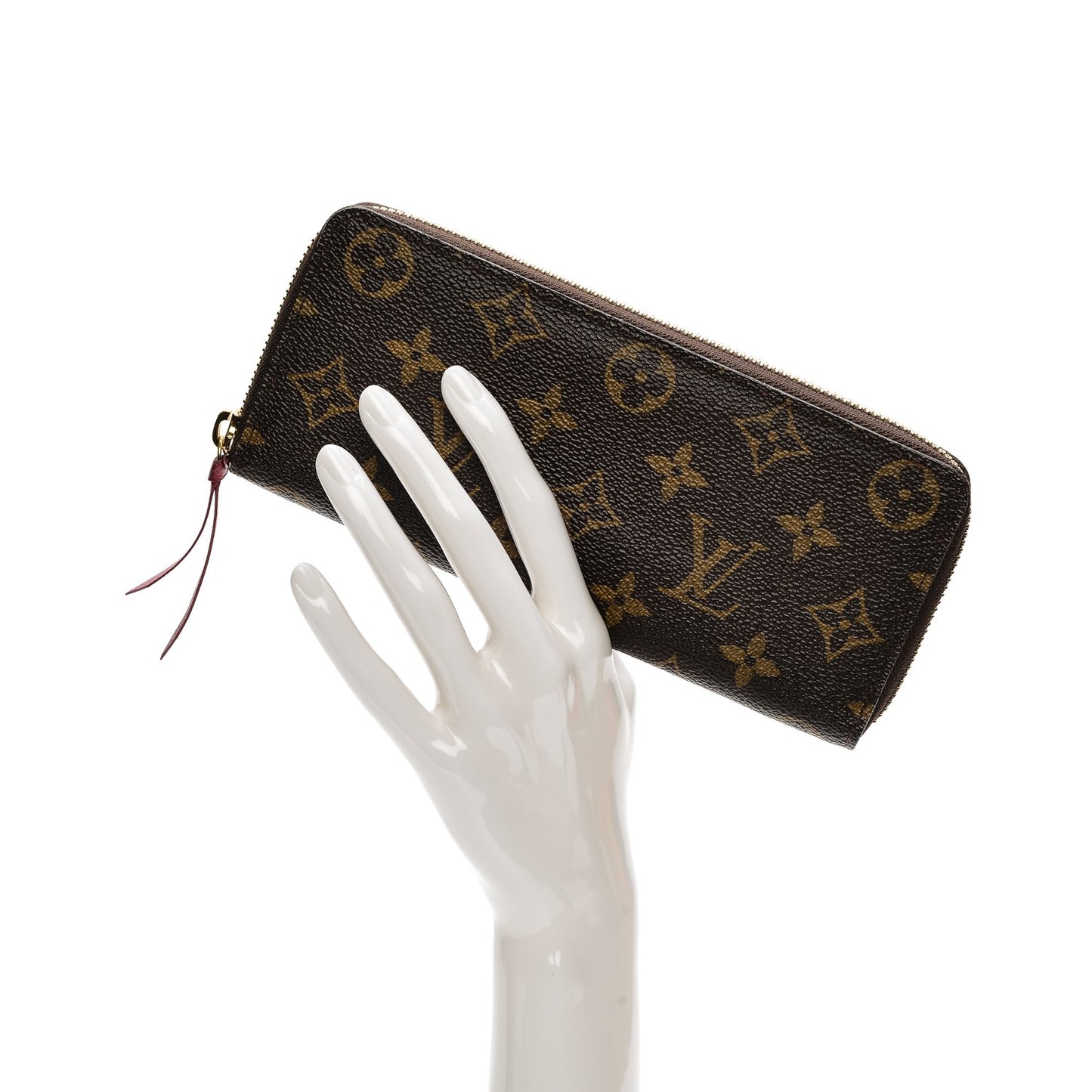 Monogram Clemence Wallet Fuchsia