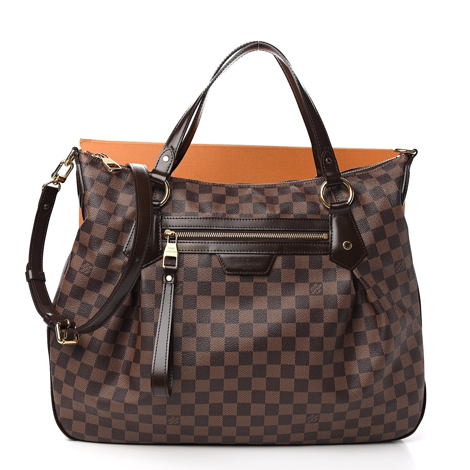 Louis Vuitton Damier Ebene Evora MM 10 of 10