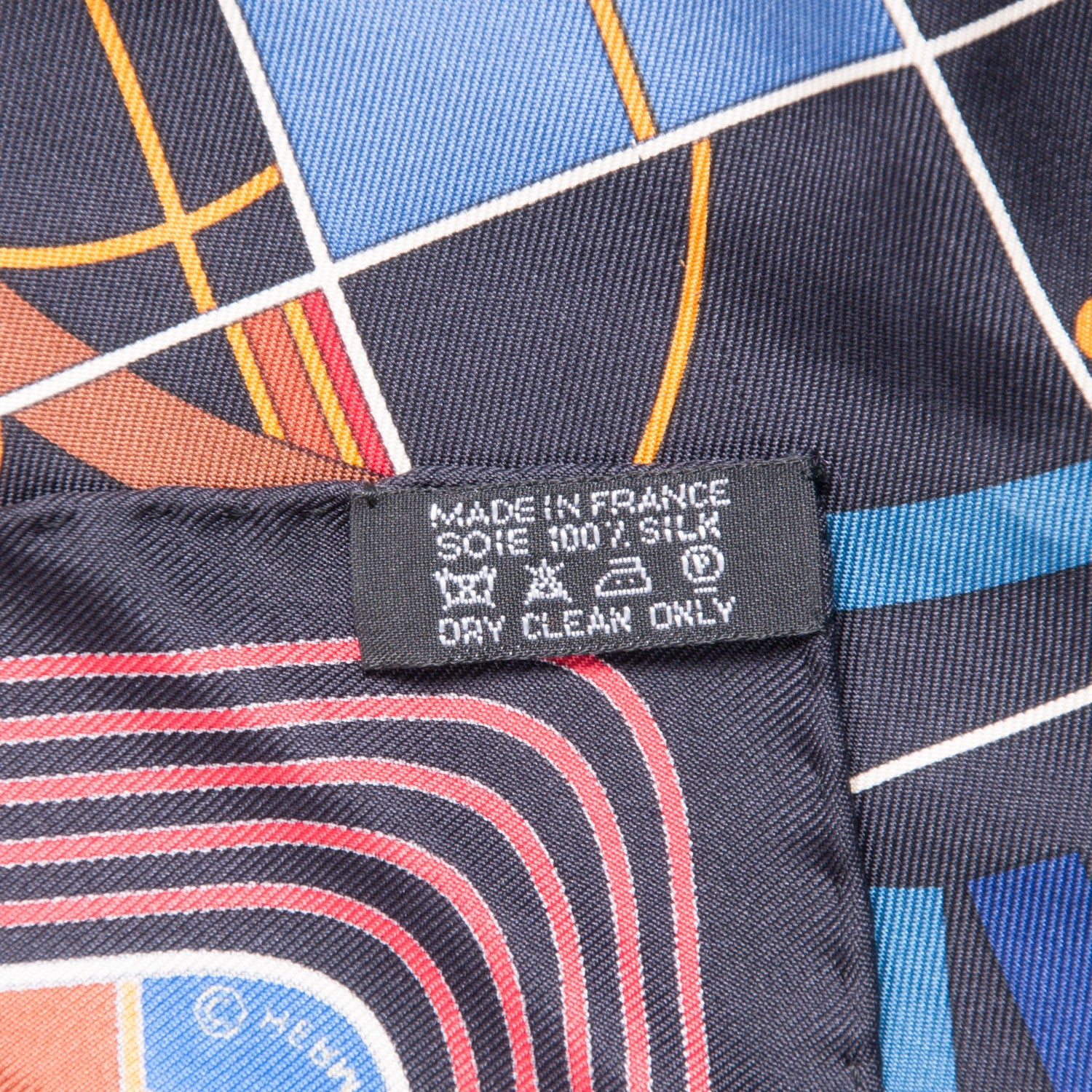 Hermes Silk Sport Pocket Square Scarf 6 of 6
