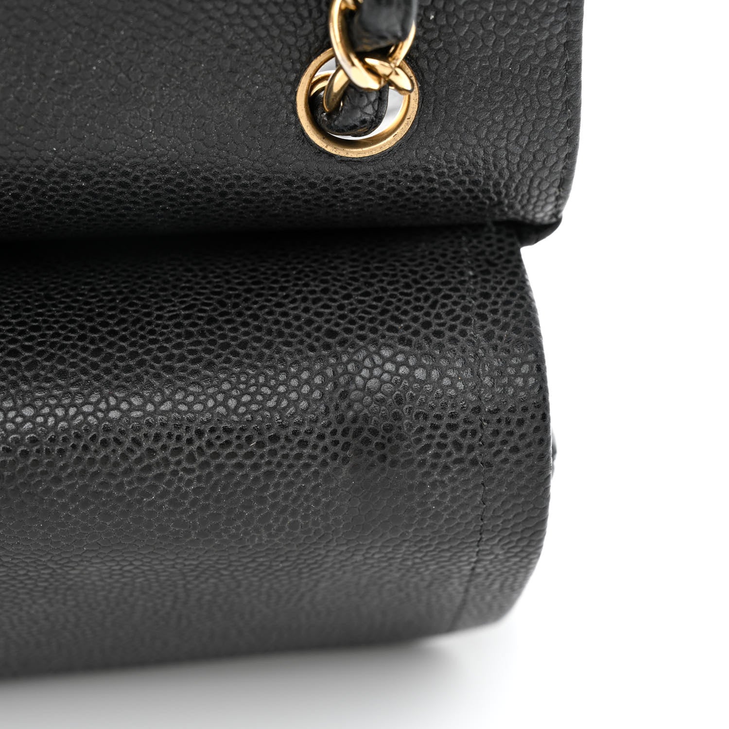 Chanel Caviar Quilted Jumbo Double Flap Black 16 of 19