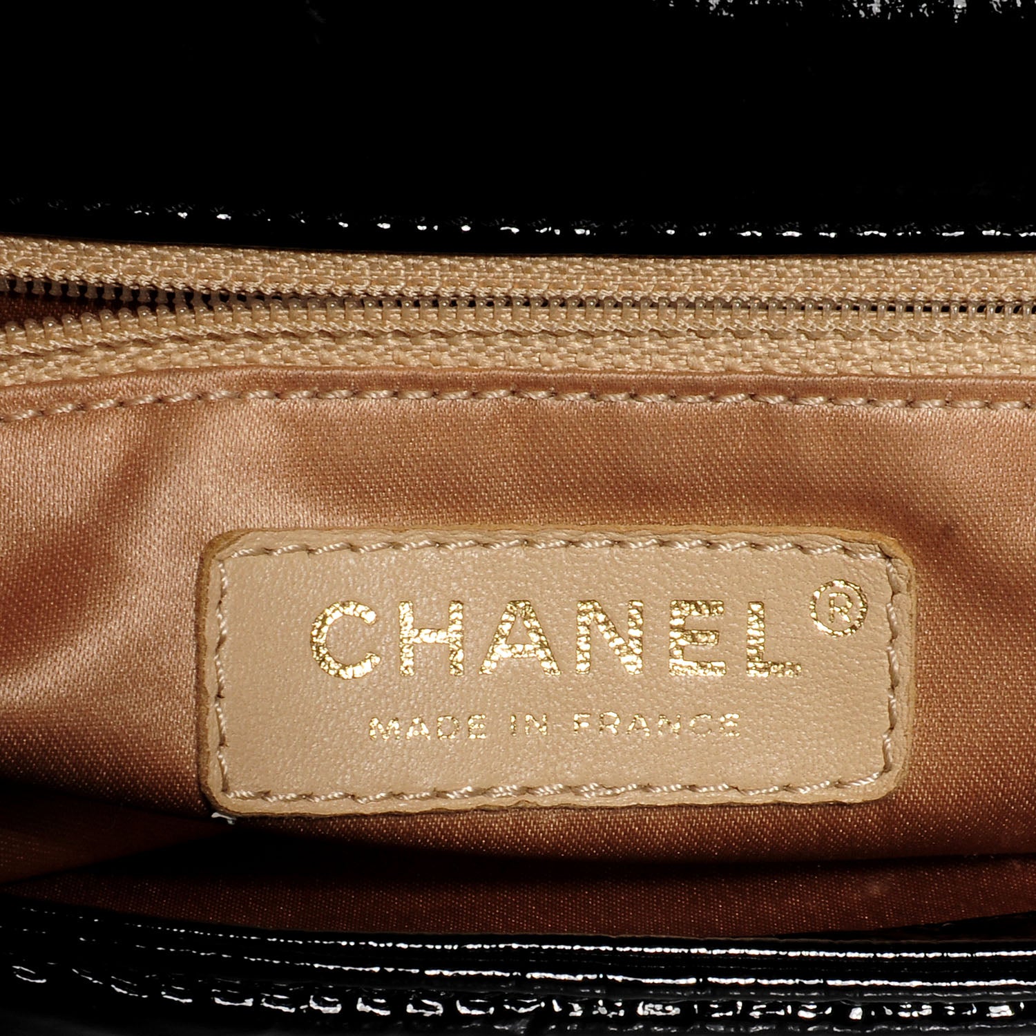 Chanel Vinyl Rock and Chain Medium Flap Black 6 of 7