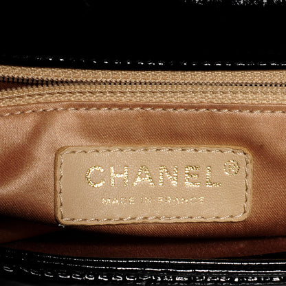 Chanel Vinyl Rock and Chain Medium Flap Black 6 of 7