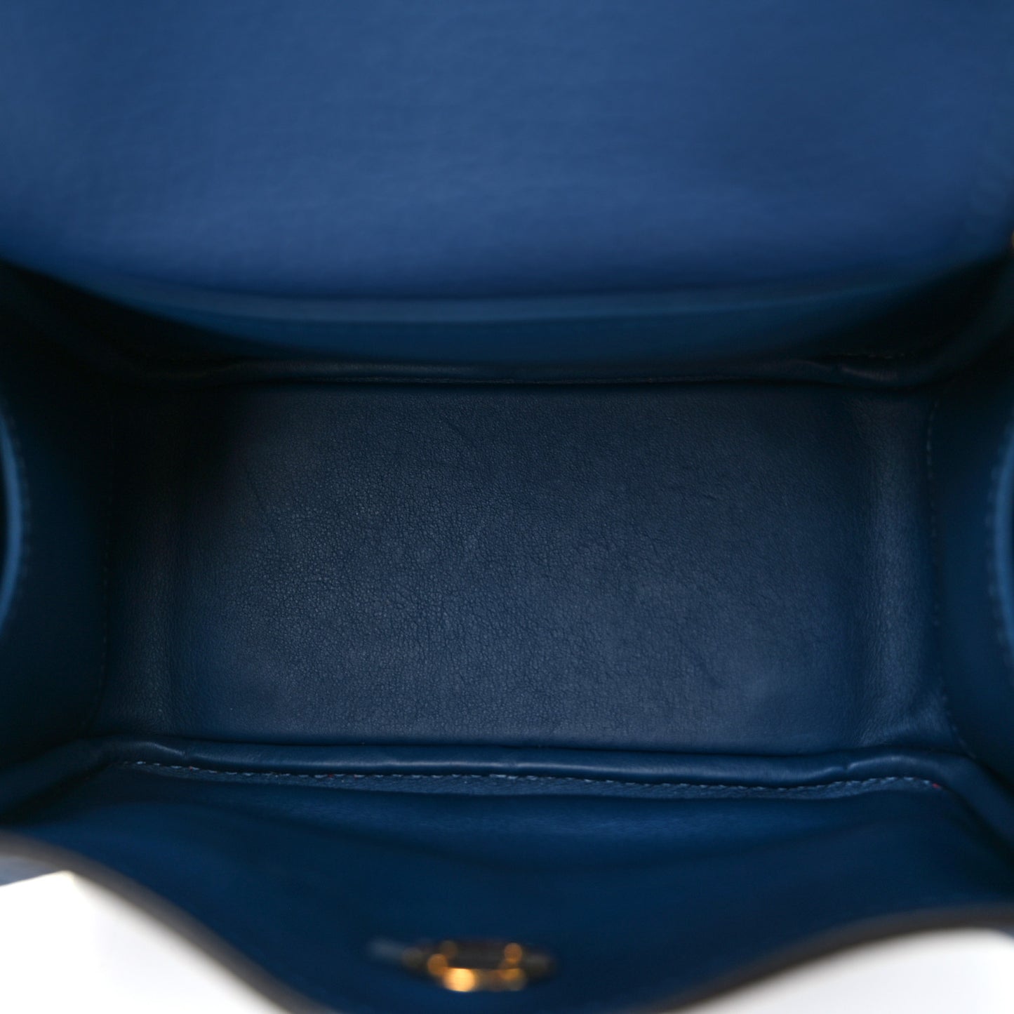 Taurillon Clemence Mini Lindy 20 Deep Bleu