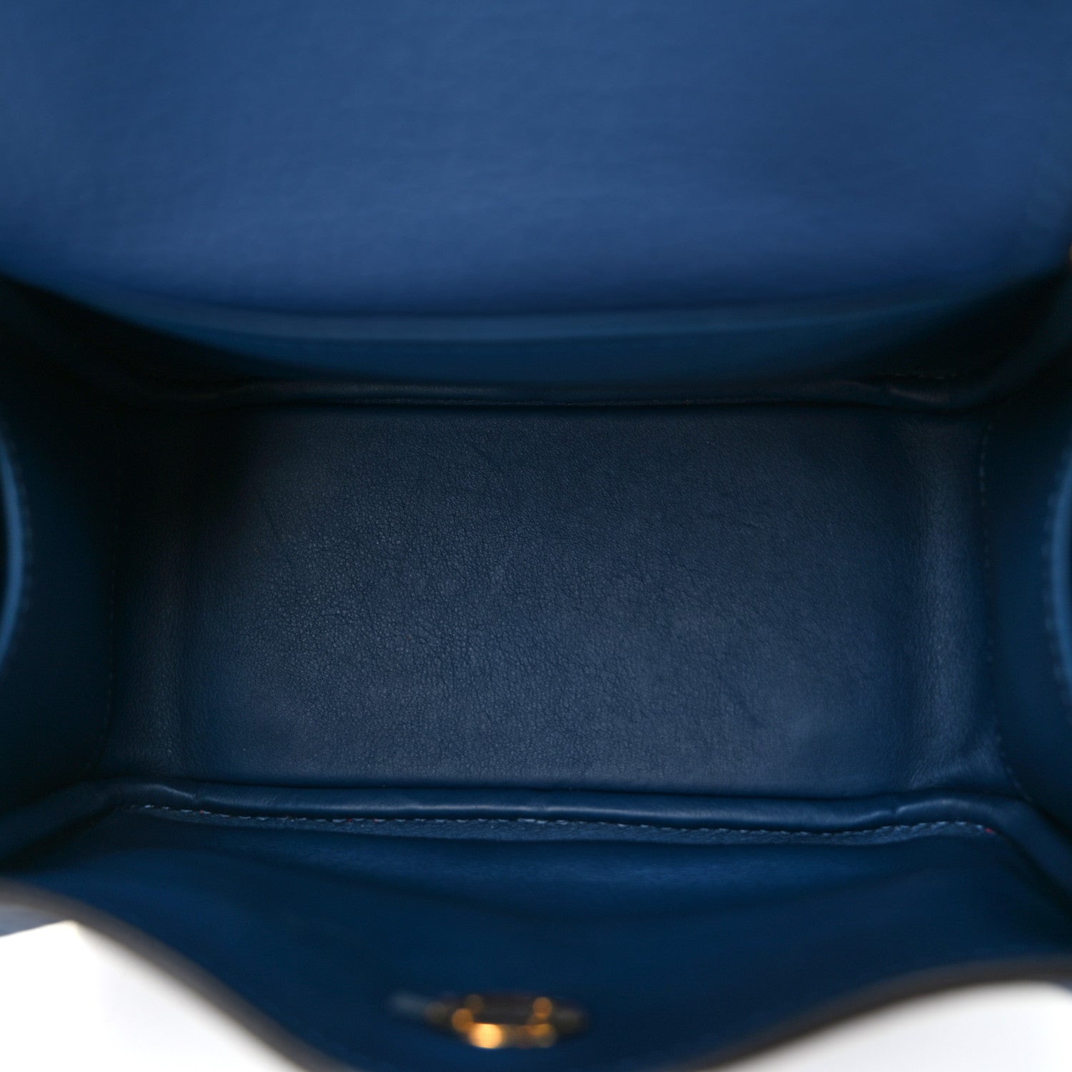Hermes Taurillon Clemence Mini Lindy 20 Deep Bleu 5 of 10