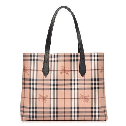 Burberry Haymarket Check Medium Reversible Tote Black 1 of 4