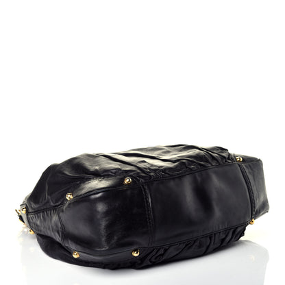 Gucci Calfskin Large Jockey Hobo Black 4 of 10