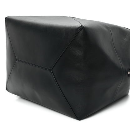 Loewe Shiny Calfskin Puzzle Fold Duffle Black 9 of 13