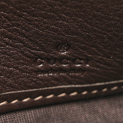 Gucci Monogram Lovely Heart Continental Wallet Brown 7 of 8