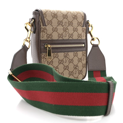 Gucci X PALACE GG P Canvas Monogram Web Flap Messenger Brown 3 of 11
