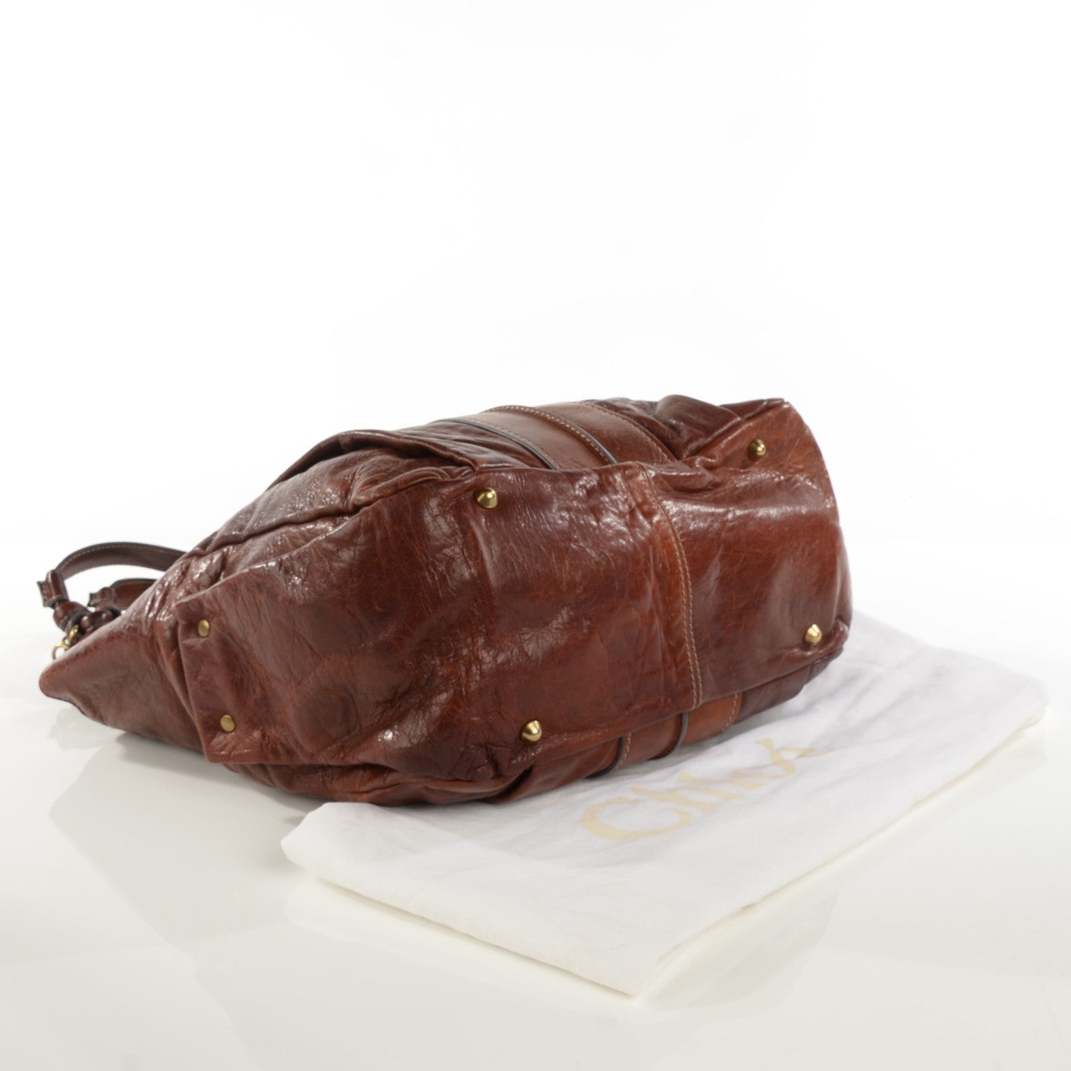 Chloe Lambskin Heloise Hobo Moka 4 of 7