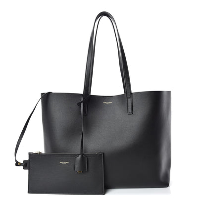 Saint Laurent Calfskin Large Shopping Tote Black 1 of 10