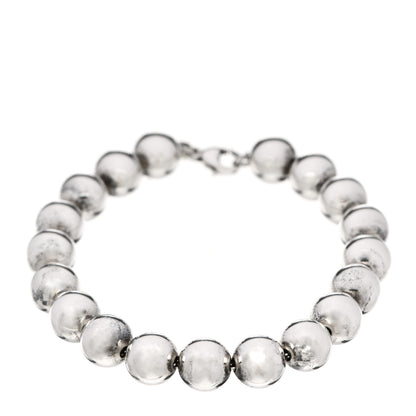Tiffany Sterling Silver 10mm HardWear Ball Bracelet 1 of 6