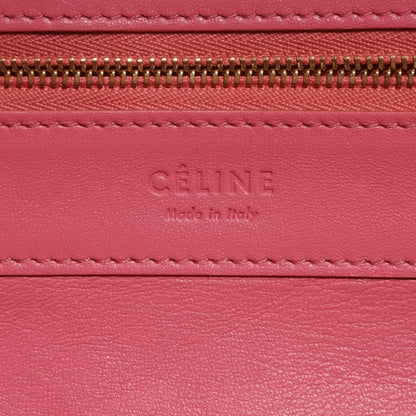 Celine Lambskin Horizontal Bi-Cabas Pink Rust 6 of 8
